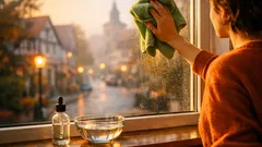 Fenster putzen mit Glycerin: Der einfache Trick für länger klare Scheiben im Herbst und Winter